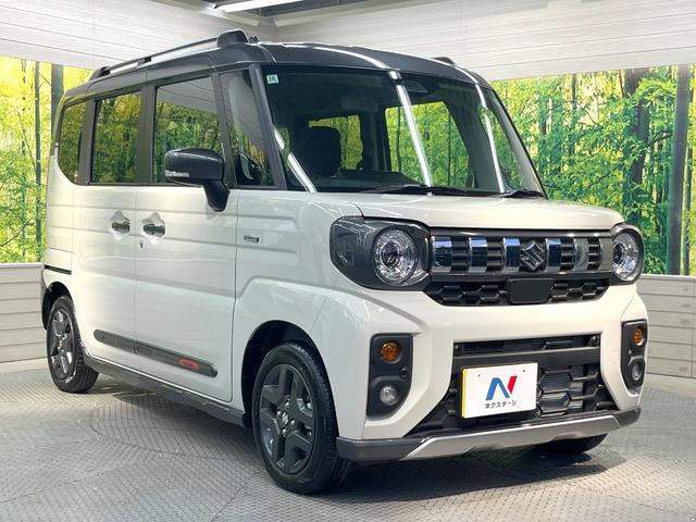 スペーシアギア ハイブリッドXZ 届出済未使用車 両側電動ドア 衝突被害軽減システム レーダークルーズ コーナーセンサー スマートキー LEDヘッド オートライト オートエアコン 純正14インチアルミ LEDフォグ(16枚目)