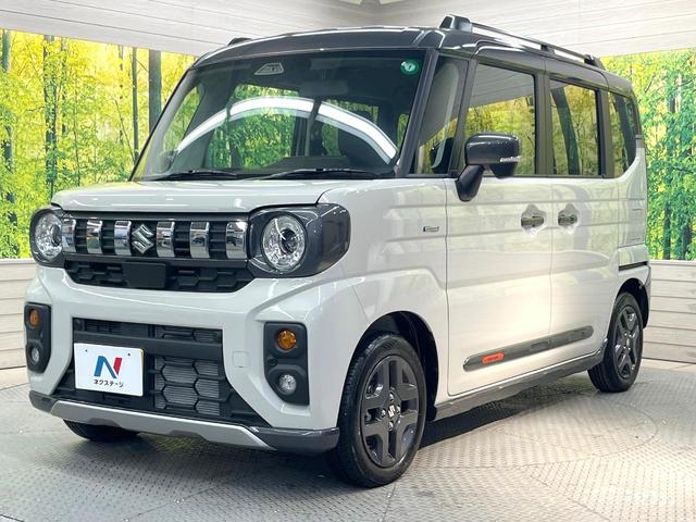 スペーシアギア ハイブリッドXZ 届出済未使用車 両側電動ドア 衝突被害軽減システム レーダークルーズ コーナーセンサー スマートキー LEDヘッド オートライト オートエアコン 純正14インチアルミ LEDフォグ(27枚目)