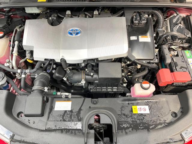 プリウス Aツーリングセレクション 純正9型SDナビ バックカメラ 衝突軽減装置 レーダークルーズ コーナーセンサー スマートキー LEDヘッド ビルトインETC オートハイビーム 車線逸脱警報 オートライト 純正17インチアルミ(18枚目)