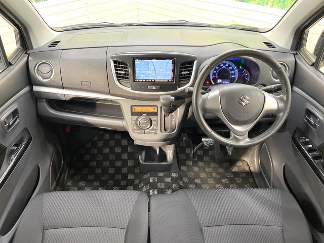 ワゴンRスティングレー X HDDナビ 禁煙車 スマートキー HIDヘッド オートライト オートエアコン 純正14インチアルミ CD 地デジ アイドリングストップ 電動格納ミラー シートリフター アームレスト(2枚目)