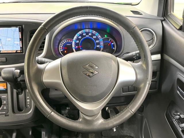 ワゴンRスティングレー X HDDナビ 禁煙車 スマートキー HIDヘッド オートライト オートエアコン 純正14インチアルミ CD 地デジ アイドリングストップ 電動格納ミラー シートリフター アームレスト(11枚目)