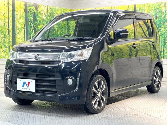 ワゴンRスティングレー T ターボ SDナビ 衝突被害軽減システム 禁煙車 シートヒーター スマートキー HIDヘッド ETC クルコン オートライト オートエアコン 純正15インチアルミ Bluetooth CD フルセグ(24枚目)