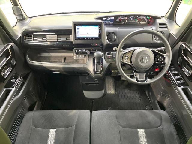 Ｎ－ＢＯＸカスタム Ｌ　両側電動ドア　バックカメラ　純正ＳＤナビ　衝突被害軽減システム　禁煙車　シートヒーター　ドラレコ　スマートキー　ＬＥＤヘッド　ビルトインＥＴＣ　純正１４インチアルミ　オートハイビーム　オートライト（2枚目）