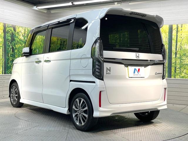 Ｎ－ＢＯＸカスタム Ｌ　両側電動ドア　バックカメラ　純正ＳＤナビ　衝突被害軽減システム　禁煙車　シートヒーター　ドラレコ　スマートキー　ＬＥＤヘッド　ビルトインＥＴＣ　純正１４インチアルミ　オートハイビーム　オートライト（25枚目）