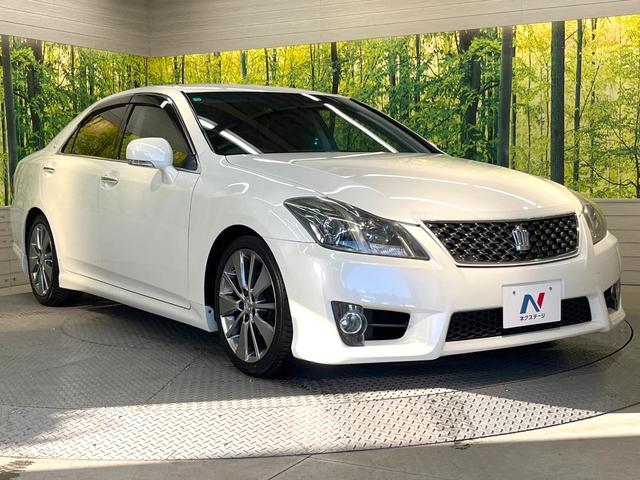クラウン ２．５アスリート　メーカーＨＤＤナビ　バックカメラ　禁煙車　スマートキー　ＨＩＤヘッド　ビルトインＥＴＣ　クルーズコントロール　純正１８インチアルミ　オートライト　デュアルエアコン　ＣＤ　ＤＶＤ再生　フルセグ（16枚目）