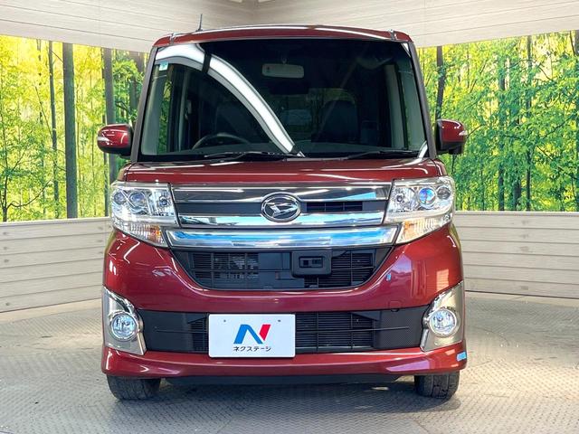 タント カスタムＲＳ　トップエディションＳＡ　ターボ　両側電動ドア　純正８型ＳＤナビ　バックカメラ　衝突軽減装置　禁煙車　ハーフレザーシート　スマートキー　ＬＥＤヘッド　ＥＴＣ　純正１５インチＡＷ　オートライト　オートエアコン　Ｂｌｕｅｔｏｏｔｈ（14枚目）