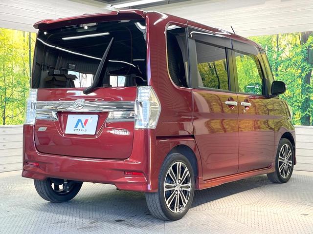 タント カスタムＲＳ　トップエディションＳＡ　ターボ　両側電動ドア　純正８型ＳＤナビ　バックカメラ　衝突軽減装置　禁煙車　ハーフレザーシート　スマートキー　ＬＥＤヘッド　ＥＴＣ　純正１５インチＡＷ　オートライト　オートエアコン　Ｂｌｕｅｔｏｏｔｈ（17枚目）