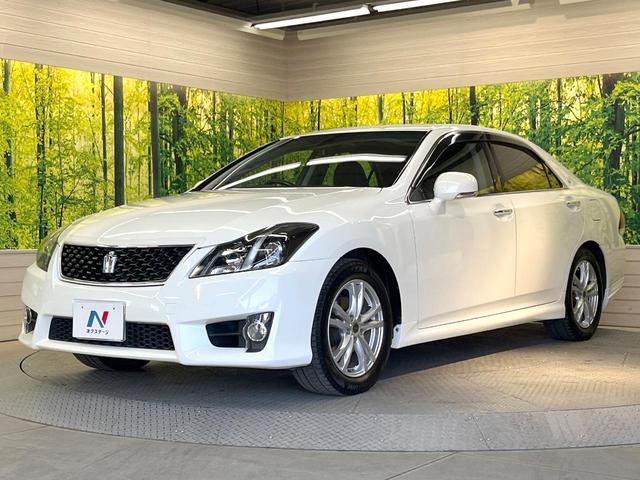 クラウン 2.5アスリート アニバーサリーエディション サンルーフ 純正ナビ バックカメラ 禁煙車 革シート パワーシート スマートキー HIDヘッド オートライト デュアルエアコン CD DVD再生 パワーウィンドウ パワーステアリング(22枚目)