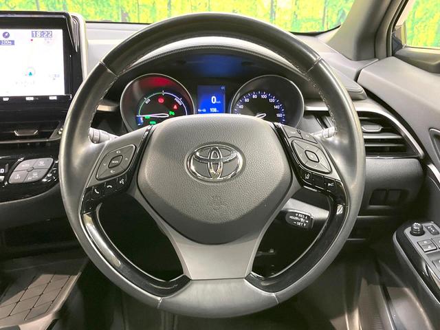 C-HR G モード ネロ 純正9型SDナビ バックカメラ 衝突被害軽減システム レーダークルーズ 禁煙車 ハーフレザーシート ドラレコ コーナーセンサー スマートキー ETC2.0 純正18インチアルミ オートハイビーム(11枚目)