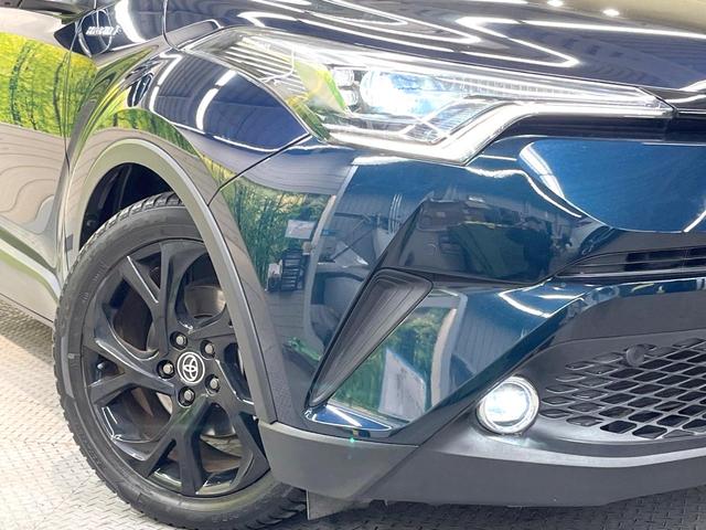 C-HR G モード ネロ 純正9型SDナビ バックカメラ 衝突被害軽減システム レーダークルーズ 禁煙車 ハーフレザーシート ドラレコ コーナーセンサー スマートキー ETC2.0 純正18インチアルミ オートハイビーム(12枚目)