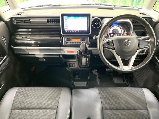 スペーシアカスタム ハイブリッドＸＳ　両側電動ドア　純正８インチＳＤナビ　全周囲カメラ　衝突被害軽減システム　禁煙車　合皮シート　シートヒーター　コーナーセンサー　スマートキー　ＬＥＤヘッド　ビルトインＥＴＣ　純正１５インチアルミ（2枚目）