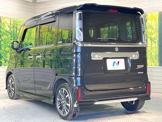 スペーシアカスタム ハイブリッドＸＳ　両側電動ドア　純正８インチＳＤナビ　全周囲カメラ　衝突被害軽減システム　禁煙車　合皮シート　シートヒーター　コーナーセンサー　スマートキー　ＬＥＤヘッド　ビルトインＥＴＣ　純正１５インチアルミ（26枚目）