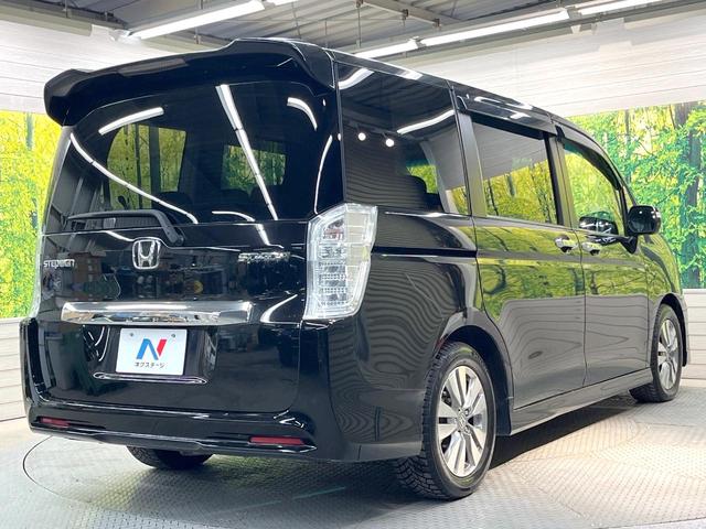 ステップワゴンスパーダ Z 両側電動ドア 純正9型SDナビ バックカメラ 禁煙車 ドラレコ スマートキー HIDヘッド ビルトインETC 純正16インチアルミ オートライト オートエアコン Bluetooth CD DVD再生(18枚目)