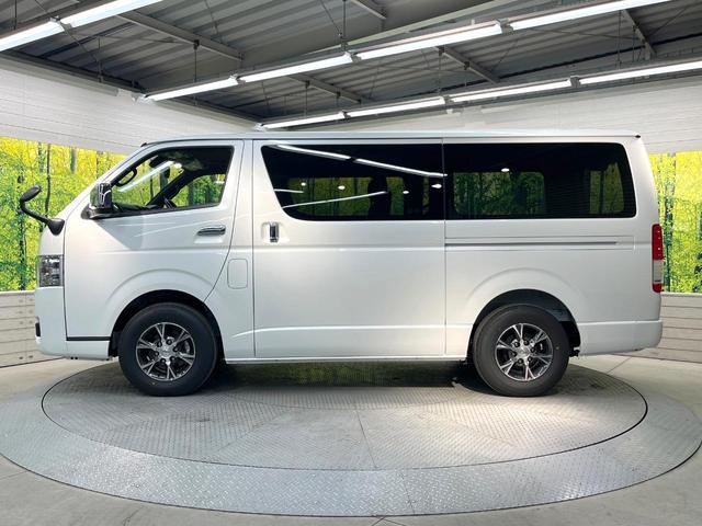 ハイエースバン ロングスーパーGL ダークプライムS ディーゼル(軽油) 禁煙車 両側電動ドア 衝突被害軽減システム ハーフレザーシート コーナーセンサー スマートキー LEDヘッド 純正15インチアルミ オートハイビーム 車線逸脱警報(27枚目)