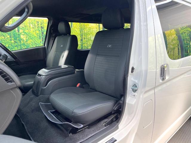 ハイエースバン ロングスーパーGL ダークプライムS ディーゼル(軽油) 禁煙車 両側電動ドア 衝突被害軽減システム ハーフレザーシート コーナーセンサー スマートキー LEDヘッド 純正15インチアルミ オートハイビーム 車線逸脱警報(34枚目)