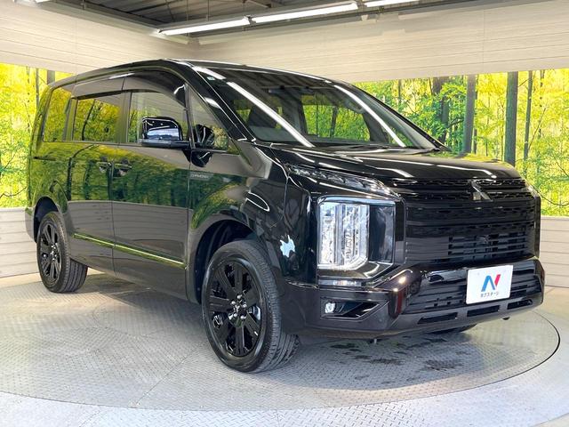 デリカＤ：５ シャモニー　ディーゼル（軽油）　両側電動ドア　アルパイン９型ナビ　後席モニター　バックカメラ　衝突軽減装置　レーダークルーズ　禁煙車　電動リアゲート　ハーフレザーシート　シートヒーター　スマートキー　ＬＥＤヘッド（17枚目）