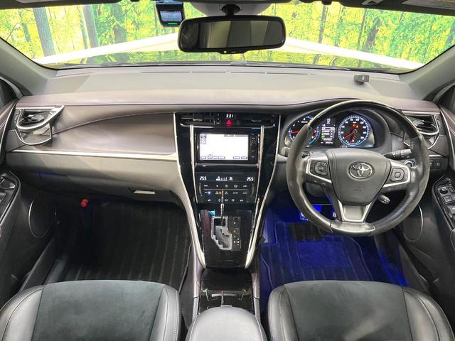 ハリアー プレミアム スタイルモーヴ 純正SDナビ バックカメラ 衝突軽減装置 禁煙車 電動リアゲート ハーフレザーシート パワーシート シートヒーター ドラレコ コーナーセンサー スマートキー LEDヘッド ビルトインETC クルコン(2枚目)