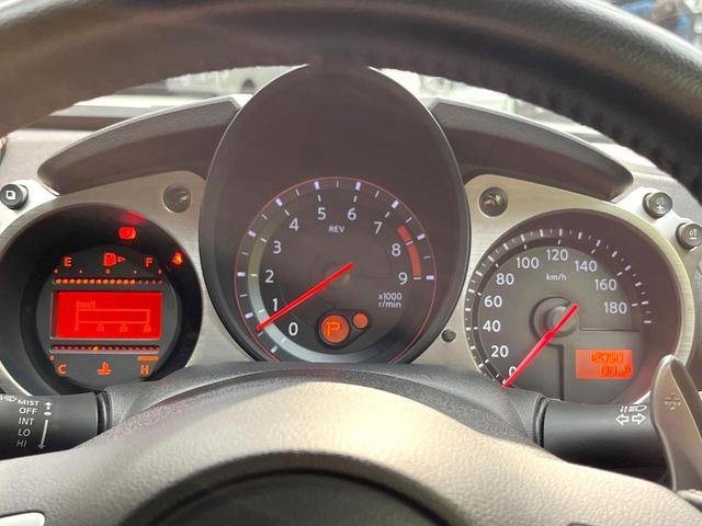フェアレディZ バージョンT メーカーナビ バックカメラ 禁煙車 ハーフレザーシート スマートキー HIDヘッド 純正18インチアルミ オートライト オートエアコン CD DVD再生 フルセグ パドルシフト LEDフォグ(53枚目)