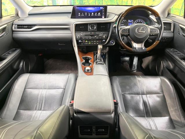RX RX450h バージョンL 12.3型メーカーナビ バックカメラ 衝突軽減装置 レーダークルーズ 禁煙車 電動リアゲート 3眼LEDヘッド レザーシート 全席シートヒーター 前席シートエアコン ドラレコ コーナーセンサー(2枚目)
