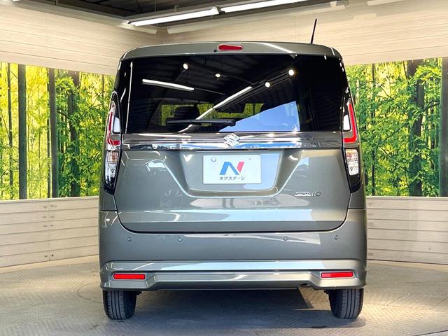 ソリオ G SDナビ 衝突被害軽減システム 電動スライド 禁煙車 スマートキー ETC 車線逸脱警報 オートハイビーム オートライト オートエアコン Bluetooth CD DVD再生 フルセグ(15枚目)