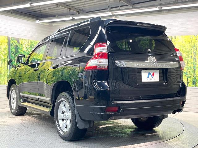 ランドクルーザープラド ＴＸ　４ＷＤ　サンルーフ　エアロ　純正ＳＤナビ　バックカメラ　禁煙車　スマートキー　ルーフレール　ビルトインＥＴＣ　クルコン　純正１７インチアルミ　オートライト　デュアルエアコン　ＣＤ　地デジ（26枚目）