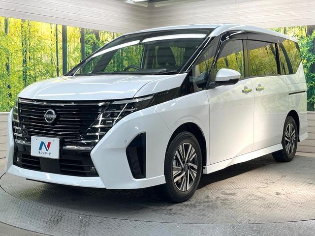 セレナ ｅ－パワー　ハイウェイスターＶ　両側電動ドア　後席モニター　純正１２．３インチナビ　プロパイロット　全周囲カメラ　衝突被害軽減システム　レーダークルーズ　禁煙車　レザーシート　ドラレコ　コーナーセンサー　スマートキー　ＬＥＤヘッド（43枚目）