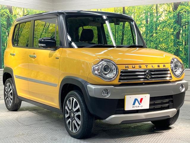 ハスラー ＪスタイルＩＩ　８型ＳＤナビ　全周囲カメラ　衝突被害軽減システム　禁煙車　ハーフレザーシート　ドラレコ　スマートキー　ＬＥＤヘッド　ＨＩＤヘッド　ビルトインＥＴＣ　純正１５インチアルミ　オートエアコン（16枚目）