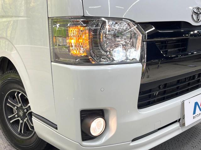 ハイエースバン スーパーＧＬ　ダークプライムＩＩ　純正ＳＤナビ　全周囲カメラ　両側電動ドア　衝突被害軽減システム　禁煙車　ハーフレザーシート　ドラレコ　コーナーセンサー　スマートキー　ＬＥＤヘッド　オートエアコン　スマートキー　ビルトインＥＴＣ（12枚目）