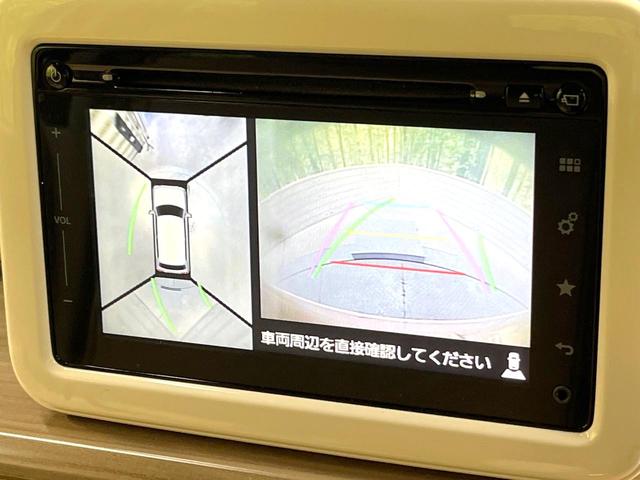 アルトラパン Ｘ　純正ＳＤナビ　全周囲カメラ　衝突被害軽減システム　禁煙車　シートヒーター　スマートキー　ＨＩＤヘッド　ビルトインＥＴＣ　純正１４インチアルミ　オートライト　オートエアコン　Ｂｌｕｅｔｏｏｔｈ（5枚目）