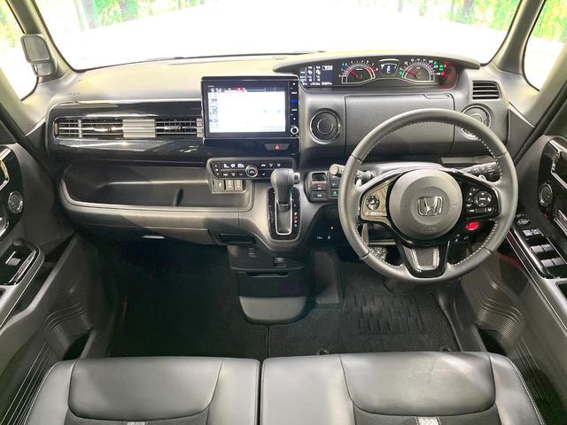 Ｎ－ＢＯＸカスタム Ｌターボ　純正８型ナビ　両側電動ドア　バックカメラ　衝突被害軽減システム　禁煙車　ドラレコ　スマートキー　ＬＥＤヘッド　ビルトインＥＴＣ　純正１５インチアルミ　オートハイビーム　車線逸脱警報　オートライト（2枚目）