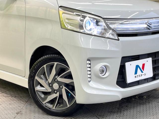 スペーシアカスタム ＴＳ　８型ＳＤナビ　バックカメラ　両側電動ドア　衝突被害軽減システム　禁煙車　スマートキー　ＨＩＤヘッド　ビルトインＥＴＣ　純正１５インチアルミ　オートライト　オートエアコン　Ｂｌｕｅｔｏｏｔｈ　ＣＤ（12枚目）