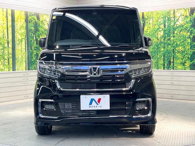Ｎ－ＢＯＸカスタム Ｌターボ　両側電動ドア　ＳＤナビ　バックカメラ　衝突被害軽減システム　禁煙車　ハーフレザーシート　シートヒーター　スマートキー　ＬＥＤヘッド　ビルトインＥＴＣ　純正１５インチＡＷ　オートハイビーム　車線逸脱警報（14枚目）
