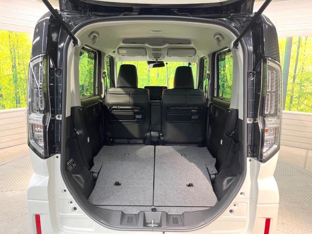 スペーシアカスタム ハイブリッドＸＳターボ　両側電動ドア　純正９インチナビ　バックカメラ　衝突被害軽減システム　禁煙車　ハーフレザーシート　コーナーセンサー　スマートキー　ＬＥＤヘッド　ビルトインＥＴＣ　純正１５インチアルミ　車線逸脱警報（10枚目）