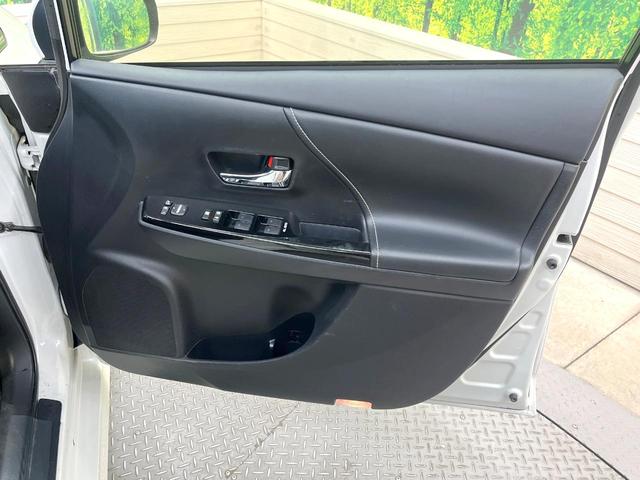 プリウスアルファ Sツーリングセレクション・G’s 純正SDナビ バックカメラ 禁煙車 ハーフレザーシート スマートキー LEDヘッド ビルトインETC 純正18インチアルミ オートライト オートエアコン Bluetooth CD(42枚目)