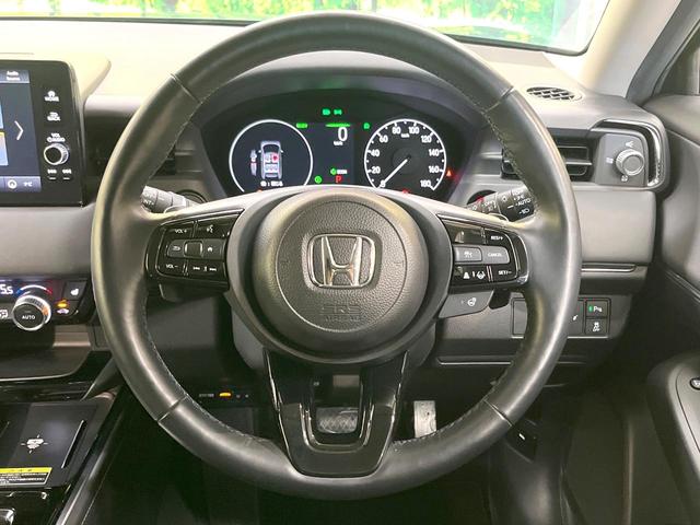 ヴェゼル ｅ：ＨＥＶ　Ｚ　メーカーナビ　バックカメラ　衝突被害軽減システム　レーダークルーズ　禁煙車　電動リアゲート　ハーフレザーシート　コーナーセンサー　スマートキー　ＬＥＤヘッド　ＥＴＣ２．０　純正１８インチアルミ（11枚目）