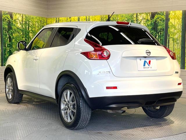 ジューク 15RX タイプV 純正SDナビ バックカメラ 禁煙車 スマートキー オートライト オートエアコン CD フルセグ 電動格納ミラー 衝突安全ボディ 横滑り防止 盗難防止システム(40枚目)