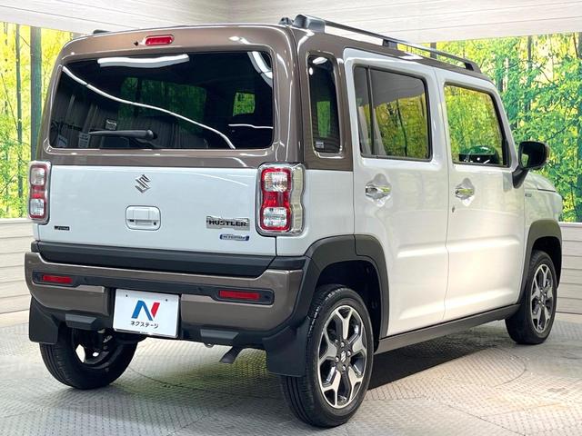 ハスラー ＪスタイルＩＩターボ　９型メーカーナビ　全周囲カメラ　衝突被害軽減システム　レーダークルーズ　禁煙車　ハーフレザーシート　コーナーセンサー　スマートキー　ＬＥＤヘッド　ルーフレール　ビルトインＥＴＣ　純正１５インチアルミ（17枚目）
