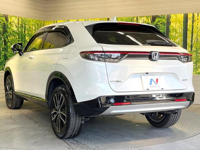 ヴェゼル ｅ：ＨＥＶ　Ｚ　バックカメラ　衝突被害軽減システム　禁煙車　電動リアゲート　ハーフレザーシート　コーナーセンサー　スマートキー　ＬＥＤヘッド　ＥＴＣ２．０　純正１８インチアルミ　オートハイビーム　車線逸脱警報（27枚目）