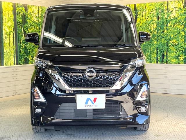 ルークス ハイウェイスター Gターボプロパイロットエディション 純正9型SDナビ 全周囲カメラ 両側電動ドア 衝突被害軽減システム 禁煙車 コーナーセンサー スマートキー LEDヘッド ビルトインETC 純正15インチアルミ オートハイビーム 車線逸脱警報(14枚目)