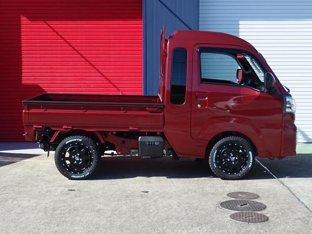 ハイゼットトラック ジャンボエクストラ フロアマット/バイザー/ゲートプロテクター/CDチューナー/新品 MUD BAHN/RTホワイトレタータイヤ届出済未使用車 スマートキー LEDライト 衝突被害軽減ブレーキ ペダル踏み間違い急発進抑制(6枚目)