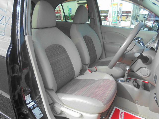 マーチ ボレロ　純正ナビ　フルセグ　バックモニター　ＥＴＣ　アイドリングストップ　インテリキー　プッシュスタート　純正アルミ　寒冷地仕様　盗難防止システム　衝突安全ボディ　エアバッグ　エアコン　パワーステアリング（13枚目）