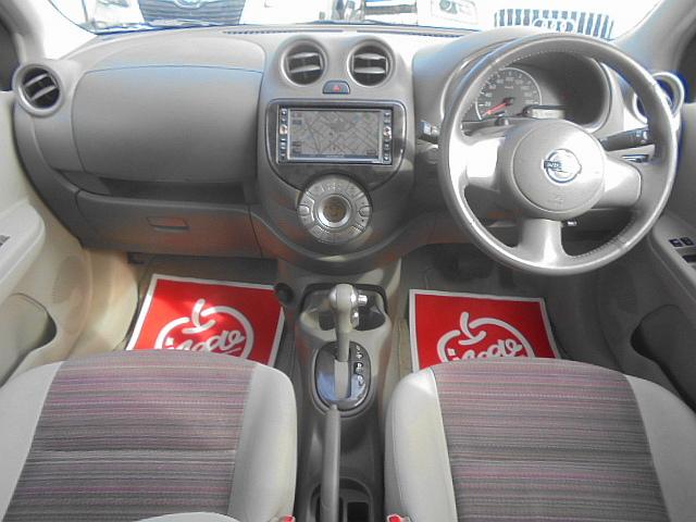 マーチ ボレロ　純正ナビ　フルセグ　バックモニター　ＥＴＣ　アイドリングストップ　インテリキー　プッシュスタート　純正アルミ　寒冷地仕様　盗難防止システム　衝突安全ボディ　エアバッグ　エアコン　パワーステアリング（15枚目）