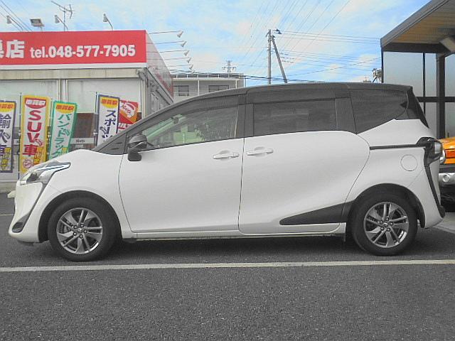 シエンタ ファンベースＧ　パールツートン　純ＳＤナビ　フルセグ　全方位カメラ　セーフティセンス　両側パワースライドドア　前後ドラレコ　スマートキー　プッシュスタート　アイドリングストップ　純１５アルミ（5枚目）