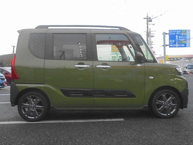 タント ファンクロスターボ 社外ナビCN-HE02WD フルセグ バックモニター スマートアシスト LEDヘッド シートヒーター 両側パワースライドドア アイドリングストップ ルーフレール TRC スマートキー プッシュ(4枚目)