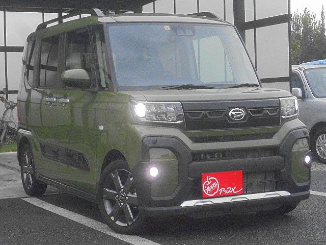 タント ファンクロスターボ 社外ナビCN-HE02WD フルセグ バックモニター スマートアシスト LEDヘッド シートヒーター 両側パワースライドドア アイドリングストップ ルーフレール TRC スマートキー プッシュ(6枚目)