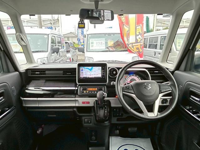 スペーシアカスタム ハイブリッドＸＳ　４ＷＤ　ワンオーナー　ドライブレコーダー　両側電動スライドドア　ナビ　クリアランスソナー　衝突被害軽減システム　ＬＥＤヘッドランプ　スマートキー　アイドリングストップ　電動格納ミラー　シートヒーター（4枚目）