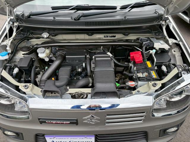 アルトワークス ベースグレード　オートライト　ＨＩＤ　スマートキー　電動格納ミラー　ＭＴ　盗難防止システム　ＡＢＳ　ＥＳＣ　ＵＳＢ　アルミホイール　衝突安全ボディ　エアコン　パワーステアリング　パワーウィンドウ（54枚目）