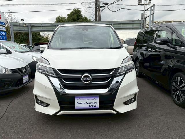 セレナ ハイウェイスター　ＶセレクションＩＩ　ドライブレコーダー　ＥＴＣ　フロントカメラ　ナビ　ＴＶ　クリアランスソナー　オートクルーズコントロール　パークアシスト　衝突被害軽減システム　両側電動スライドドア　オートライト　ＬＥＤヘッドランプ（3枚目）