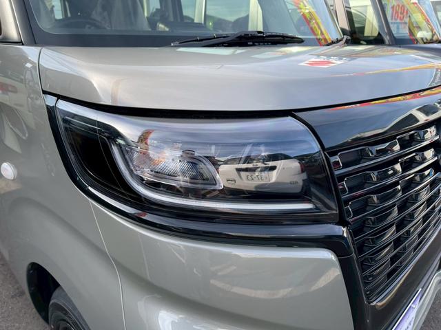 スペーシアベース XF CVT 衝突被害軽減システム クリアランスソナー レーンアシスト ETC 両側スライド・片側電動 スマートキー アイドリングストップ 電動格納ミラー シートヒーター オートライト ESC(12枚目)