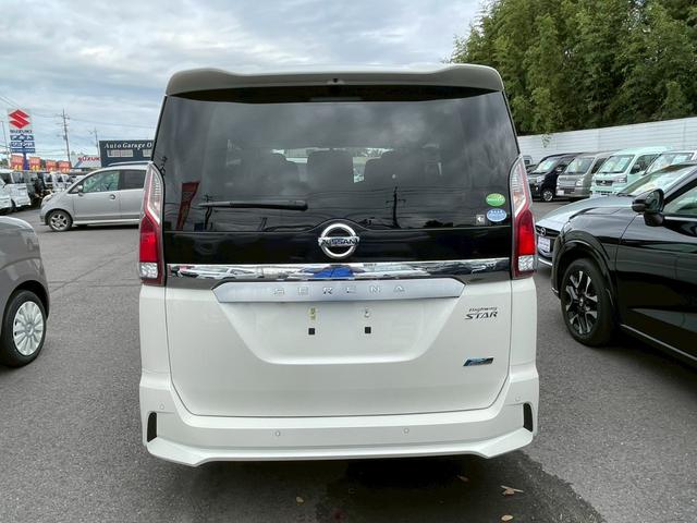 セレナ ハイウェイスター　ＥＴＣ　全周囲カメラ　ナビ　ＴＶ　オートクルーズコントロール　衝突被害軽減システム　両側電動スライドドア　オートライト　スマートキー　アイドリングストップ　３列シート　ウォークスルー　ＣＶＴ（6枚目）